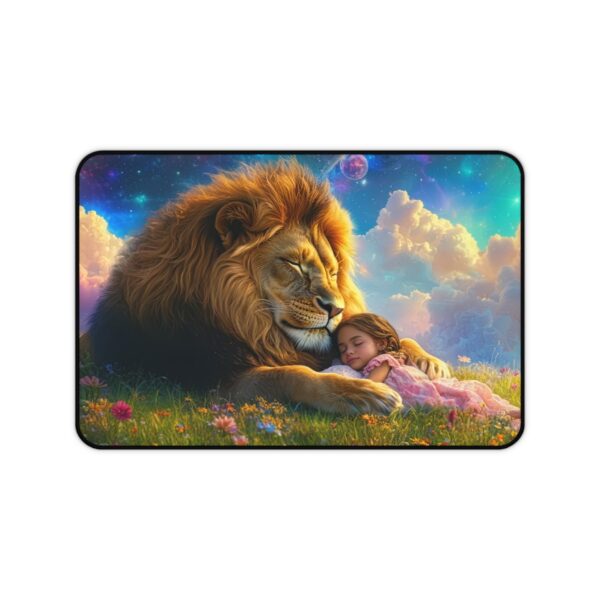 Inspirational Desk Mat 'Beth at Rest' - Mouse Pad, Office Decor Desk Accessory, Gaming Pad, Computer Mat, Non-Slip