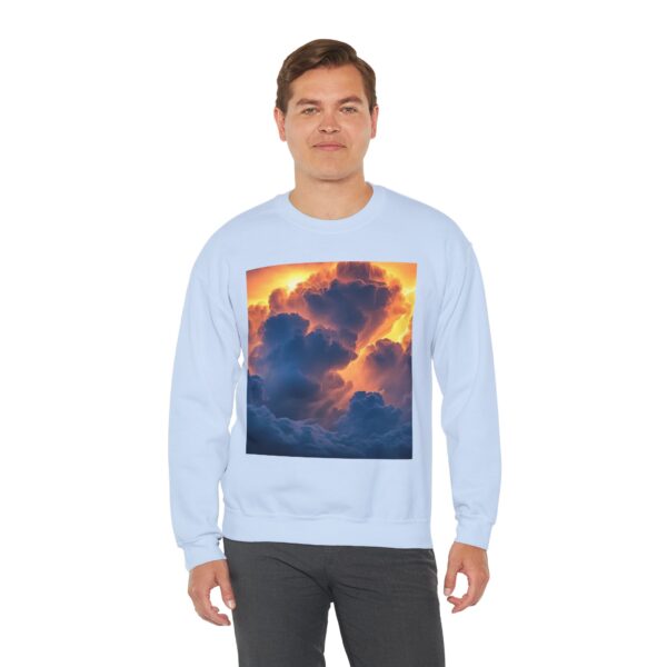 Crewneck Sweatshirt-with our Inspirational 'Storm Light' Design!! Vintage Inspired Faith Apparel, Gospel Fashion Unisex Heavy Beauty of Creation - Image 9
