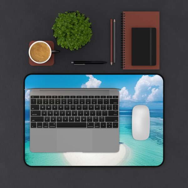 Inspirational Desk Mat 'Little Island' - Mouse Pad, Office Decor Desk Accessory, Gaming Pad, Computer Mat, Non-Slip - Image 3