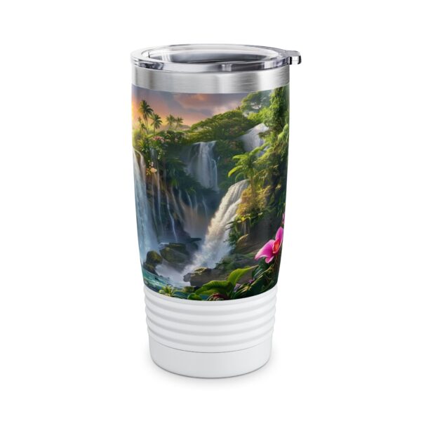 Our inspirational 'Philippine Waterfall' Tumbler | 20oz Inspirational Travel Mug, Motivational Drinkware, Perfect for Gifting - Image 2