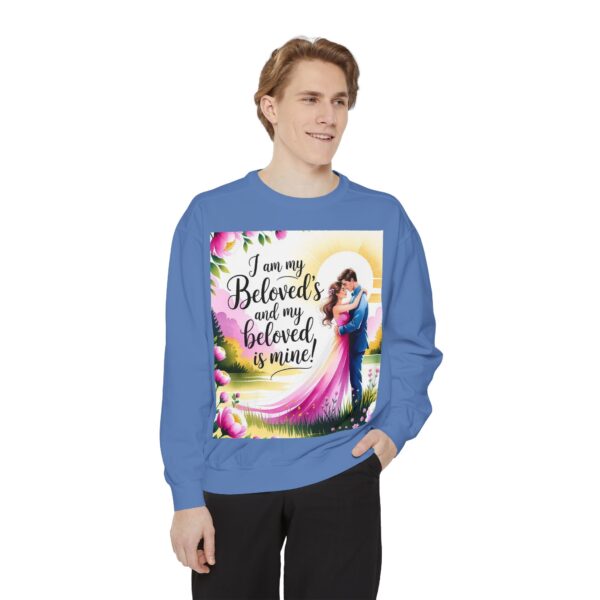 Sweatshirt Unisex with our inspirational "I am my Beloved's" from Song of Solomon design! Faith Apparel Gospel Fashion Jumper, Pullover - Image 32