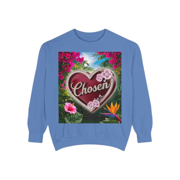 Sweatshirt Unisex Inspirational-with our "Chosen" 'Solid Red Heart' Design! Christian Uplifting Faith-Based Apparel Gospel Philippians 4:8 - Image 21