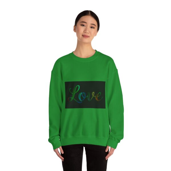 Crewneck Sweatshirt-with our inspirational "Love" 'light in darkness' Design!! Vintage Inspired Faith Apparel, Gospel Fashion Unisex Heavy - Image 16