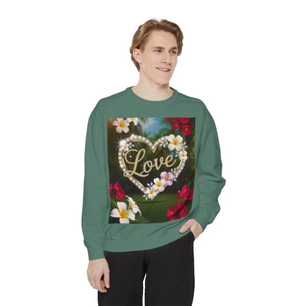 Sweatshirt Unisex Inspirational-With Our Beautiful "Love" 'Diamond Ring Heart' Faith Gospel Apparel Unisex Jumper, Religious Gift, Comfort Wear Philippians 4:8 - Image 16