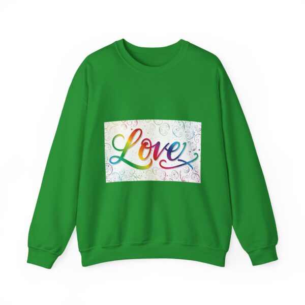 Crewneck Sweatshirt-with our inspirational "Love" 'spirals' Design!! Vintage Inspired Faith Apparel, Gospel Fashion Unisex Heavy - Image 15