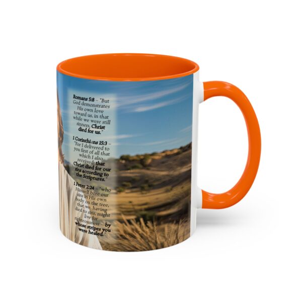 Our inspirational "Just Jesus" and Verses on Salvation Ceramic Accent Coffee Mug Design is Perfect for Wedding Gifts, Inspirational Decor - Image 42
