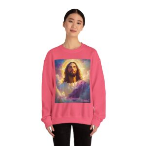 Crewneck Sweatshirt-with our inspirational 'Jesus: Savior Redeemer Friend' Design! Vintage Inspired Faith Apparel, Gospel Fashion Unisex Heavy