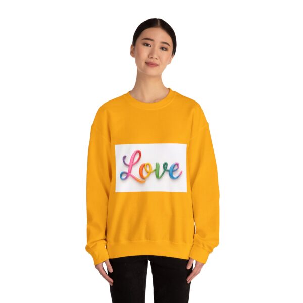 Crewneck Sweatshirt-with our inspirational "Love" Design!! Vintage Inspired Faith Apparel, Gospel Fashion Unisex Heavy - Image 14