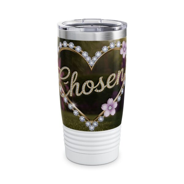 Our "Beloved" 'Diamond Ring Heart' Tumbler | 20oz Inspirational Travel Mug, Motivational Drinkware, Perfect for Gifting