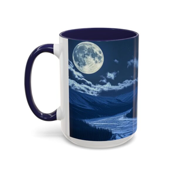 Our inspirational 'Wolf Moon' Ceramic Accent Coffee Mug Design is Perfect for Wedding Gifts, Inspirational Decor - Image 23
