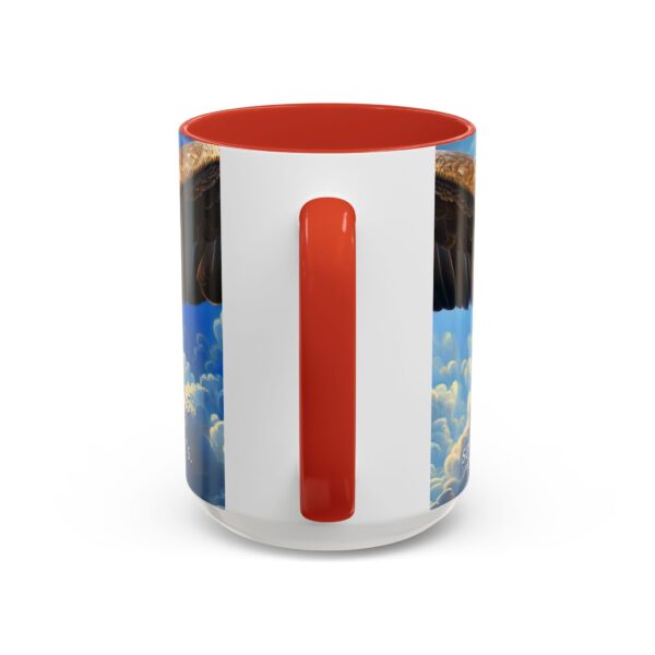 Our inspirational 'Soaring Eagle' and Psalm 103:5 'your youth is renewed like the eagles' design Ceramic Accent Coffee Mug Design is Perfect for Wedding Gifts, Inspirational Decor - Image 32