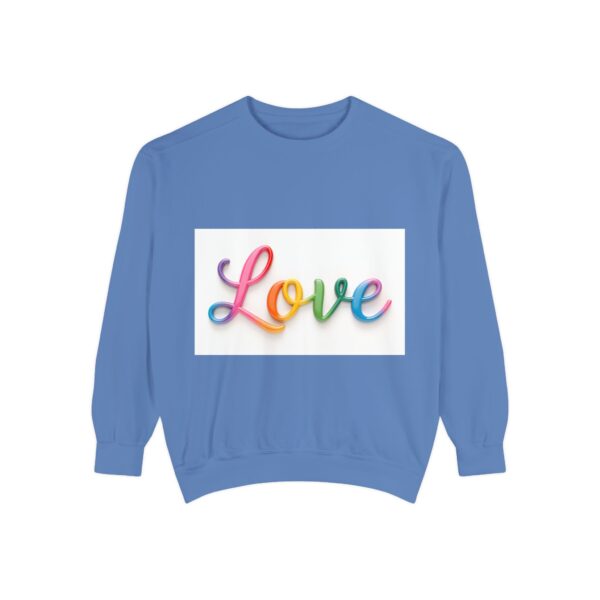 Sweatshirt Unisex with our inspirational  "Love" Design!! Faith Apparel Gospel Fashion Jumper, Pullover - Image 30