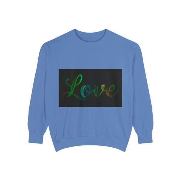 Sweatshirt Unisex with our inspirational  "Love" 'light in darkness' Design!! Faith Apparel Gospel Fashion Jumper, Pullover - Image 32