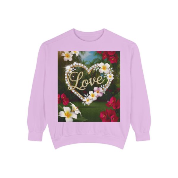 Sweatshirt Unisex Inspirational-With Our Beautiful "Love" 'Diamond Ring Heart' Faith Gospel Apparel Unisex Jumper, Religious Gift, Comfort Wear Philippians 4:8 - Image 42