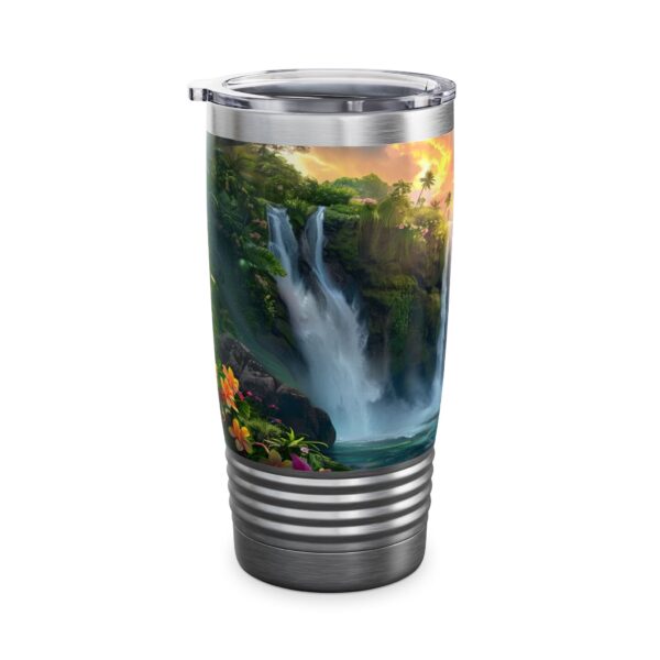 Our inspirational 'Philippine Waterfall' Tumbler | 20oz Inspirational Travel Mug, Motivational Drinkware, Perfect for Gifting - Image 8
