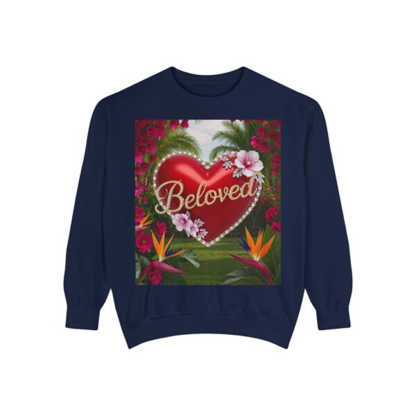 Sweatshirt Unisex Inspirational-Our "Beloved" 'Solid Red Heart' design! Christian Virtues Uplifting Faith-Based Apparel Gospel Comfort - Image 29