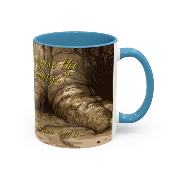 Our inspirational  'Day of Small Beginnings' from Zech 4:10 Ceramic Accent Coffee Mug Design is Perfect for Wedding Gifts, Inspirational Decor - Image 34