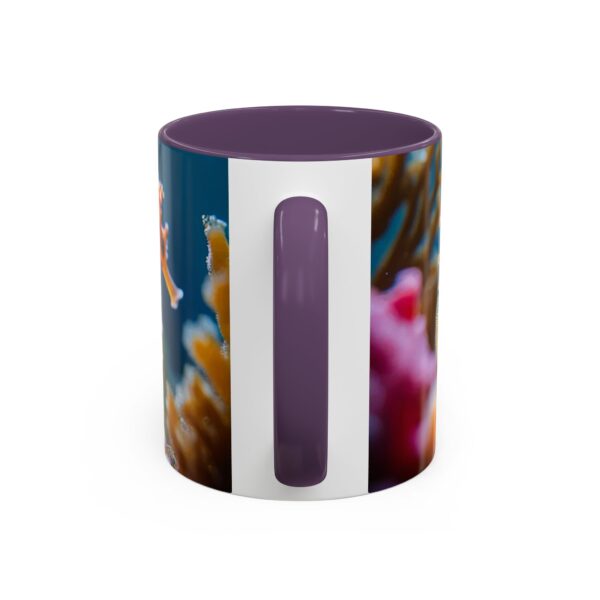 Our 'Seahorses' design Accent Coffee Mug, Perfect for Wedding Gifts, Inspirational Decor Beauty of God's Creation Tea Ceramic - Image 48