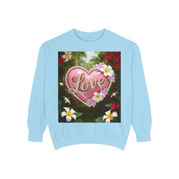 Sweatshirt Unisex with our Inspirational "Love" 'Solid Pink Heart' Design! Faith Apparel Gospel Fashion Jumper, Pullover - Image 28