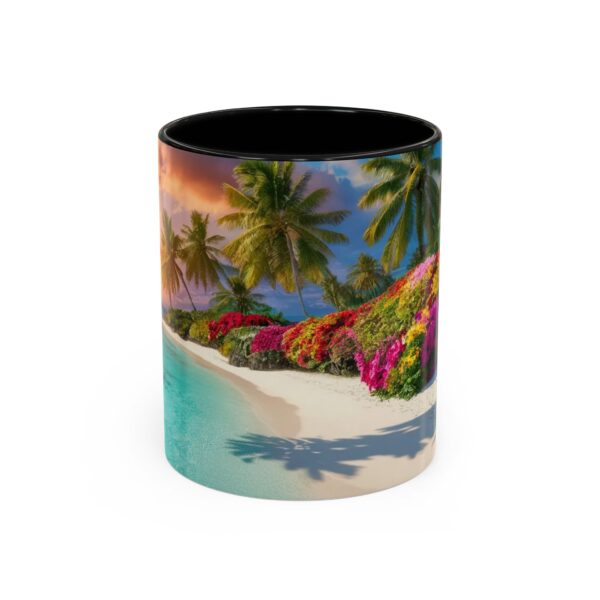 Our inspirational 'Philippine Flower Beach' Ceramic Accent Coffee Mug Design is Perfect for Wedding Gifts, Inspirational Decor