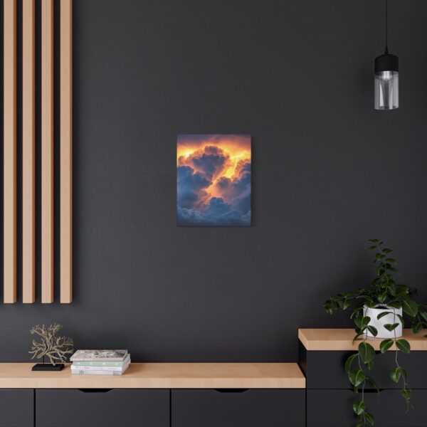 Inspirational matte Canvas Wall Art, with 'Storm Light' design! Beauty of Creation Tropical Storm Home Decor Uplifting Artwork - Image 15