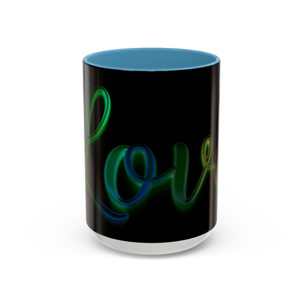 Our inspirational "Love" 'light in darkness' Ceramic Accent Coffee Mug Design is Perfect for Wedding Gifts, Inspirational Decor - Image 37