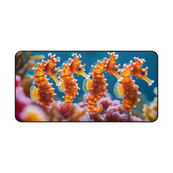 Inspirational Desk Mat 'Seahorses' - Mouse Pad, Office Decor Desk Accessory, Gaming Pad, Computer Mat, Non-Slip - Image 6