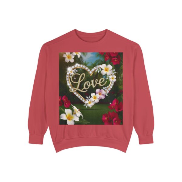 Sweatshirt Unisex Inspirational-With Our Beautiful "Love" 'Diamond Ring Heart' Faith Gospel Apparel Unisex Jumper, Religious Gift, Comfort Wear Philippians 4:8 - Image 48