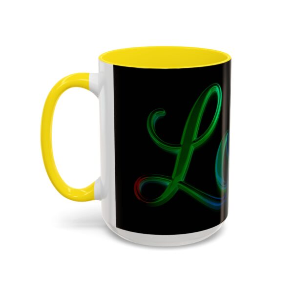 Our inspirational "Love" 'light in darkness' Ceramic Accent Coffee Mug Design is Perfect for Wedding Gifts, Inspirational Decor - Image 63