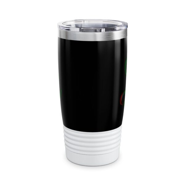 Our inspirational "Love" 'light in darkness' Design Tumbler | 20oz Inspirational Travel Mug, Motivational Drinkware, Perfect for Gifting - Image 5