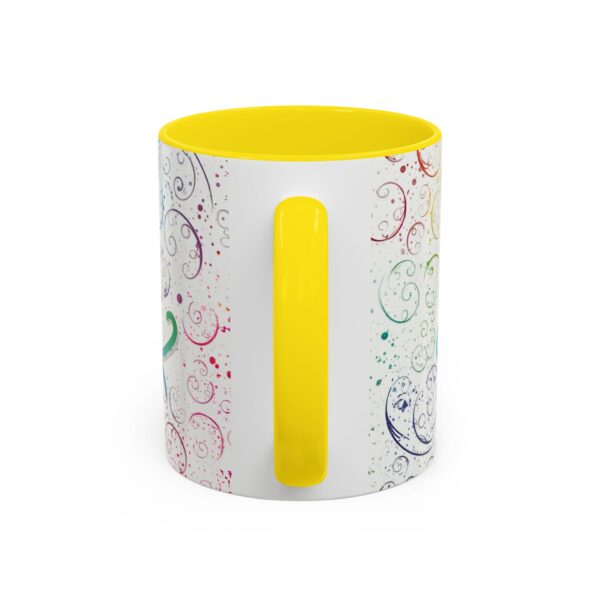 Our inspirational "Love" 'spirals' Ceramic Accent Coffee Mug Design is Perfect for Wedding Gifts, Inspirational Decor - Image 52