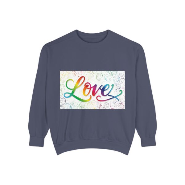 Sweatshirt Unisex our inspirational "Love" 'spirals' design. Faith Apparel Gospel Fashion Jumper, Pullover - Image 33