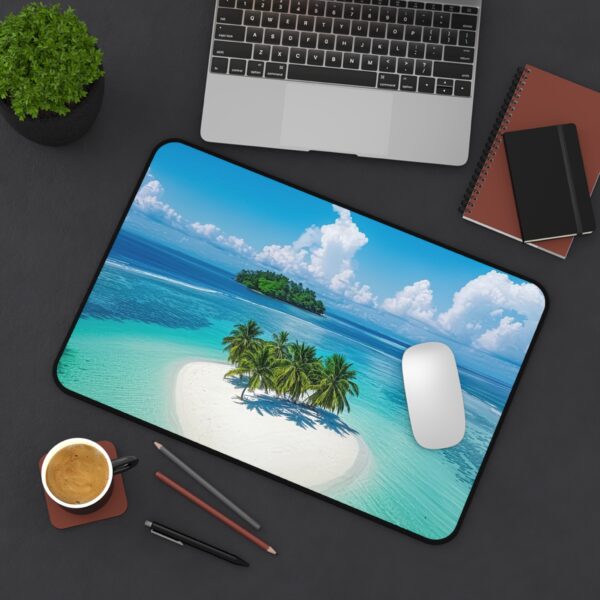 Inspirational Desk Mat 'Little Island' - Mouse Pad, Office Decor Desk Accessory, Gaming Pad, Computer Mat, Non-Slip - Image 4