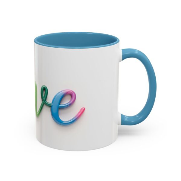 Our inspirational "Love" Ceramic Accent Coffee Mug Design is Perfect for Wedding Gifts, Inspirational Decor - Image 34