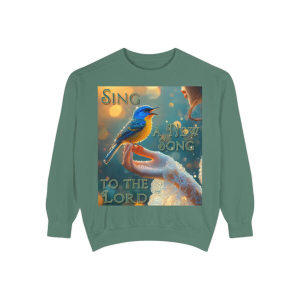 Sweatshirt Unisex Inspirational our 'Song Bird' "Sing a New Song" design! Christian Apparel, Faith-Based Comfort, Jumper, Gift for Believers - Image 11