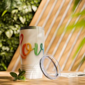 Our inspirational "Love" Design Tumbler | 20oz Inspirational Travel Mug, Motivational Drinkware, Perfect for Gifting