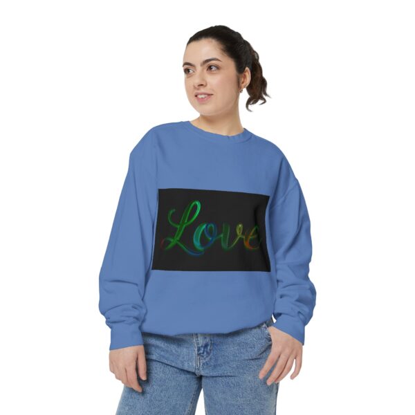 Sweatshirt Unisex with our inspirational  "Love" 'light in darkness' Design!! Faith Apparel Gospel Fashion Jumper, Pullover - Image 33
