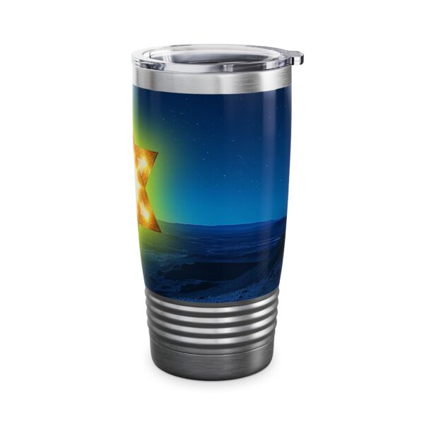 Our 'Star of David over Israel' Tumbler | 20oz Inspirational Travel Mug, Motivational Drinkware, Perfect for Gifting - Image 10