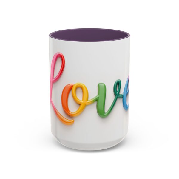Our inspirational "Love" Ceramic Accent Coffee Mug Design is Perfect for Wedding Gifts, Inspirational Decor - Image 57