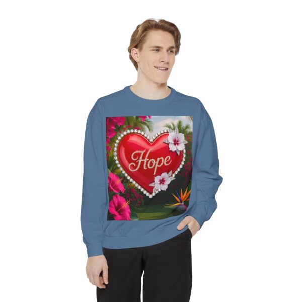 Sweatshirt Unisex Inspirational-With Our Beautiful "Hope" 'Solid Red Heart' Design- Faith Apparel Unisex Jumper Religious Gift, Comfort Wear, Gospel Fashion - Image 26