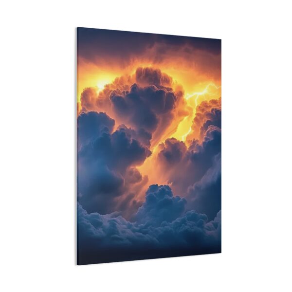 Inspirational matte Canvas Wall Art, with 'Storm Light' design! Beauty of Creation Tropical Storm Home Decor Uplifting Artwork - Image 7