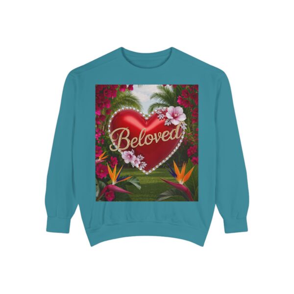 Sweatshirt Unisex Inspirational-Our "Beloved" 'Solid Red Heart' design! Christian Virtues Uplifting Faith-Based Apparel Gospel Comfort - Image 17