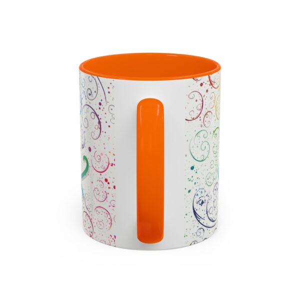 Our inspirational "Love" 'spirals' Ceramic Accent Coffee Mug Design is Perfect for Wedding Gifts, Inspirational Decor - Image 44