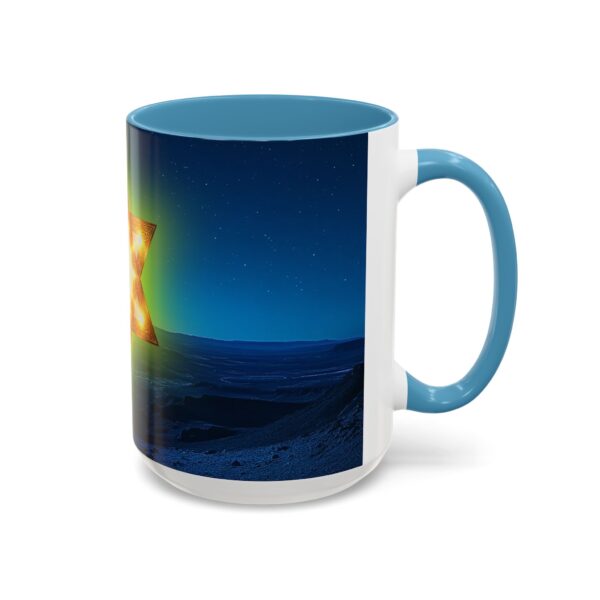 Our inspirational 'Star of David over Israel' Ceramic Accent Coffee Mug Design is Perfect for Wedding Gifts, Inspirational Decor - Image 38