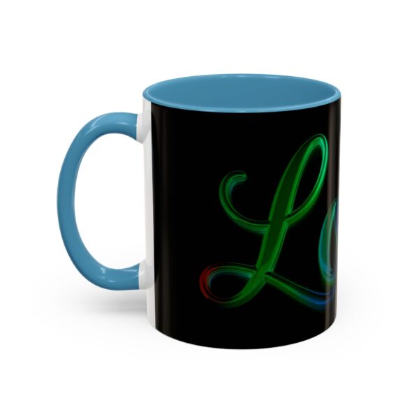 Our inspirational "Love" 'light in darkness' Ceramic Accent Coffee Mug Design is Perfect for Wedding Gifts, Inspirational Decor - Image 35