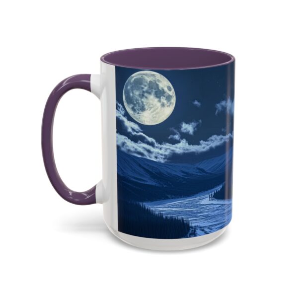 Our inspirational 'Wolf Moon' Ceramic Accent Coffee Mug Design is Perfect for Wedding Gifts, Inspirational Decor - Image 59