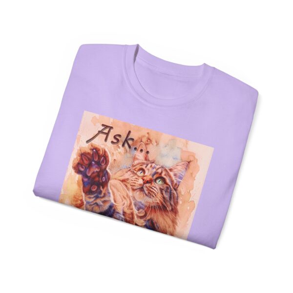 Our "Ask ...and ye shall receive" Matt 7:7 featuring a Maine Coon Cat asking for a treat! Vintage Christian Faith Apparel Unisex Cotton T-Shirt, Thoughtful Quote, Philippians 4:8 - Image 53