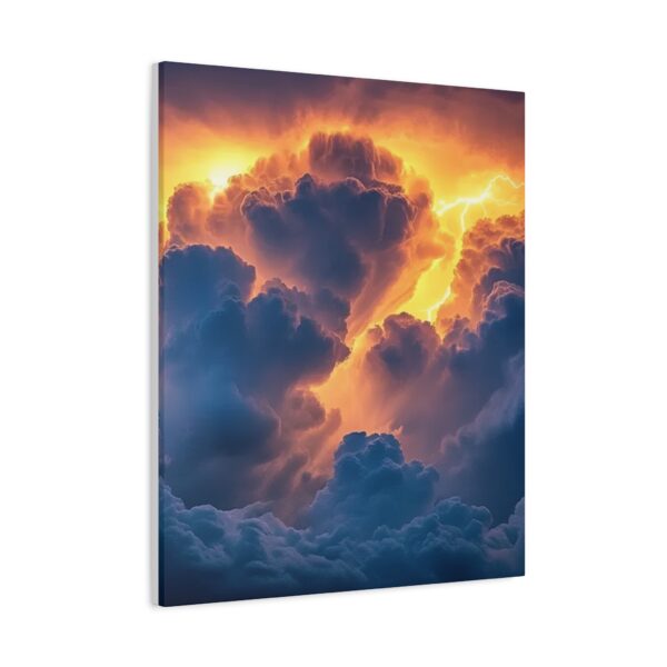 Inspirational matte Canvas Wall Art, with 'Storm Light' design! Beauty of Creation Tropical Storm Home Decor Uplifting Artwork - Image 16