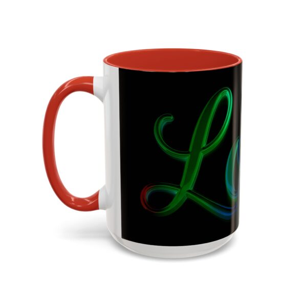 Our inspirational "Love" 'light in darkness' Ceramic Accent Coffee Mug Design is Perfect for Wedding Gifts, Inspirational Decor - Image 31