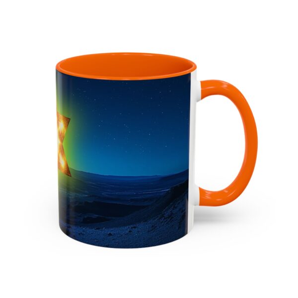 Our inspirational 'Star of David over Israel' Ceramic Accent Coffee Mug Design is Perfect for Wedding Gifts, Inspirational Decor - Image 42